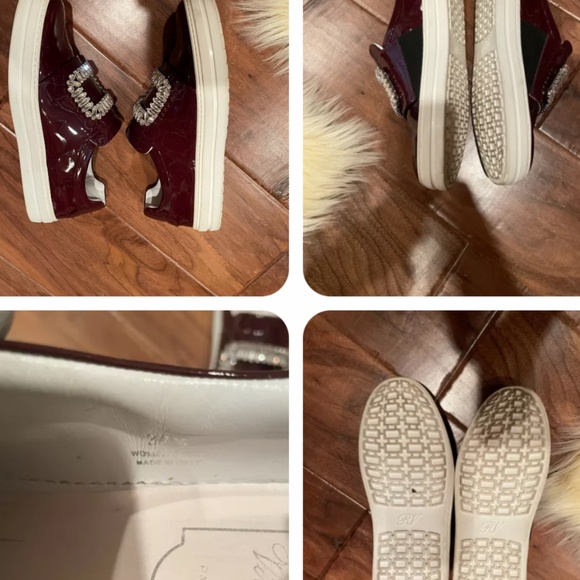 Roger Vivier Sneaky VIV crystal buckle sneakers 37.5 - Picture 2 of 4